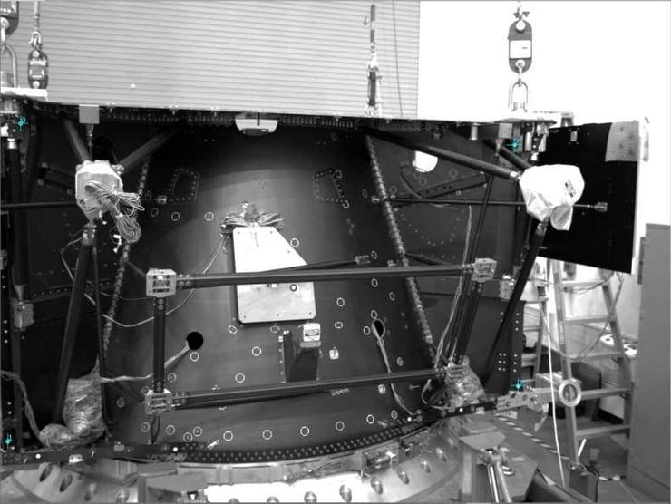 ARAMIS 3D DIC testing the James Webb Space Telescope